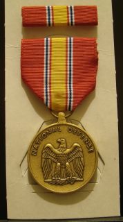 US National Defense Service Medal & Ribbon   Regular size in FACTORY 