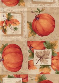   Vinyl Tablecloth Fall Leaf Autumn Flannel Backing Free Shipping