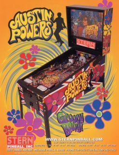 Austin Powers Pinball Machine Yeah Baby Get Your Mojo