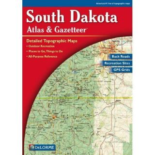 New South Dakota Atlas Gazetteer Delorme EDT