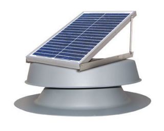 Natural Light 20 Watt Solar Powered Attic Fan Roof Mount