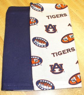 Tigers Auburn University Burp Rags Changing Pads 2 pcs 100 cotton