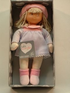 Babi Corolle Lilac Doll for newborns on up New in Box with Tags
