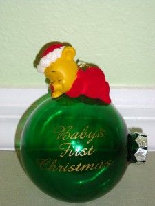 Disney Winnie The Pooh Babys First Christmas Ornament