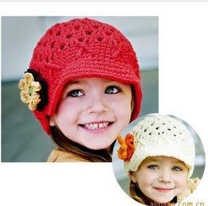   Lovely Newborn Baby Child Girl Boy Flower Hat Beanie Cap Gifts