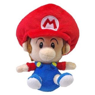 NEW 5 Sanei Super Mario Plush Series Plush Doll: Baby Mario