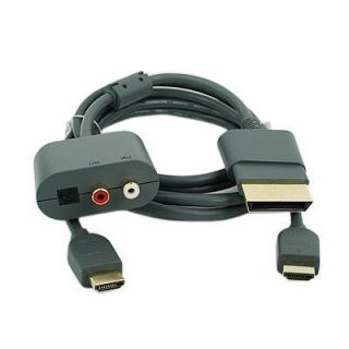 New HDMI Cable RCA Audio Adapter Dongle for Xbox 360