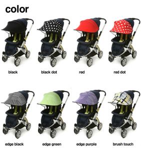 Manito Sun Shade Baby Stroller Sun Canopy for Baby Stroller and Car 