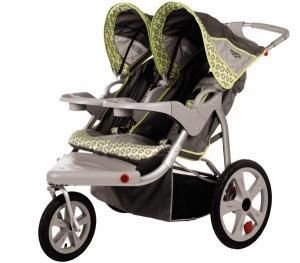 InSTEP Safari Swivel Wheel Jogger Double Baby Stroller 11 AR281