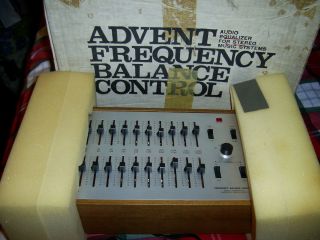 Vintage Advent Audiophile Audio Equalizer Stereo Mono New Old Stock 