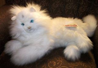 Friskies Fancy Feast Plush White Cat Chinchilla Persian
