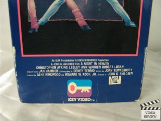 Night in Heaven VHS Lesley Ann Warren Chris Atkins