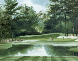 Augusta Golf Course Golfers Prepasted Mural Style Wallpaper Wall 