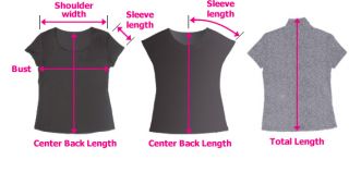 Please refer to the fit size chart.(Shown with the dimensions of each 