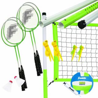 NEW Franklin Sports Intermediate Badminton/Volleyball Set