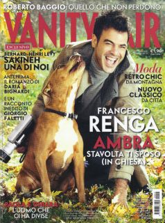 Vanity Fair Magazine Francesco Renga Retro Chic Baggio