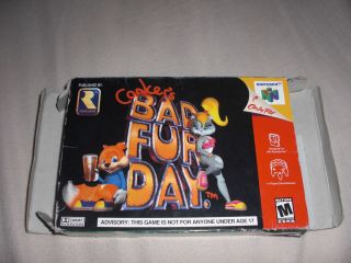 Conkers Bad Fur Day Nintendo 64 Box Only Please Read  