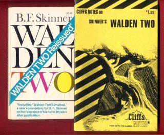 Walden Two by B F Skinner Cliff Notes Study Guide Fast Free Shipping 