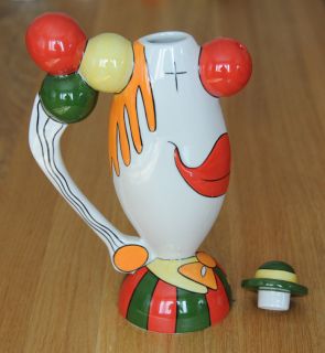 Lorna Bailey Clown Teapot Balloons Signed 14 50 COA