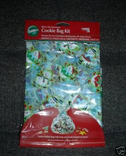    HOLIDAY GIFT BAGS KIT TO WRAP YOUR CHRISTMAS COOKIES BAKED GOODS