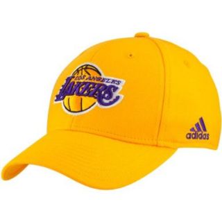 Los Angeles Lakers Basic Logo Structured Flex Fit Adidas TX19Z Hat Cap 
