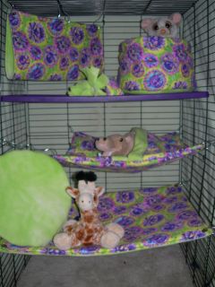   PC Sugar Glider Bedding Cage Set Rat Guinea Pig Chinchilla