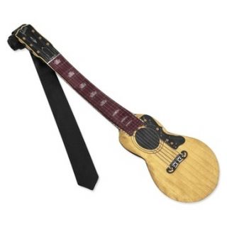 Gibson Acoustic Guitar Shaped Necktie Band Music Neck Tie
