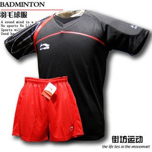 New Li Ning Mens Badminton Shirt Shorts Set 9310 9639