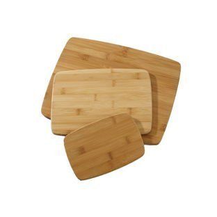 New Farberware Classic 3 Piece Bamboo Cutting Board Set