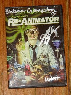 Jeffrey Combs Barbara Crampton Signed re Animator 2 DVD Set COA Exact 
