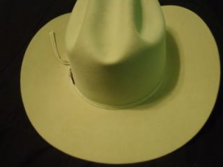 Bailey Teco Western Cowboy Hat Silver Beaver 25x Size 7 1 4 Made in 