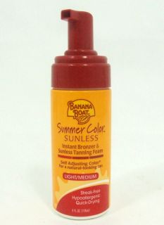 Now to the store shelf comes this Banana Boat Instant Bronzer 