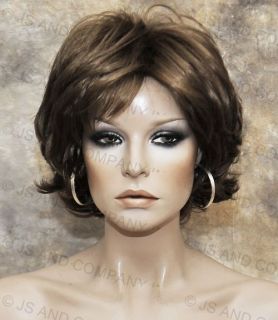   EveryDay Short N Sassy Style wig w. full bangs Golden Brown NLLx 12
