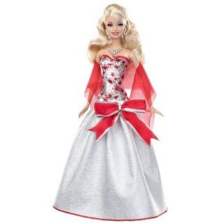 New Mattel 2011 Christmas Holiday Sparkle Barbie Doll L