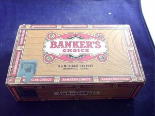 bankers choice cigar box h m cigar factory