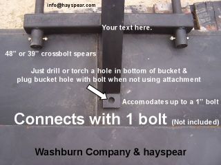   washburn company hayspear product description hay bale carrier for