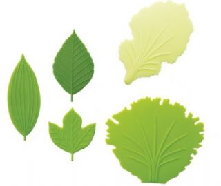 Leaf Bento silicone reusable food divider baran 5 pcs