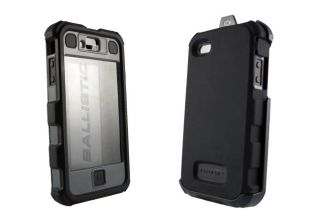 D51 Brand New Ballistic HC Hard Core Case w Belt Clip for iPhone 4 4S 