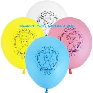 Disney Princess Cinderella Birthday Latex Balloons