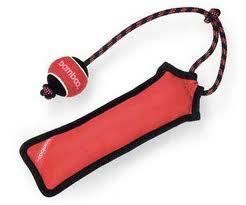 Toss N Pull Dog Toy Combat® Extreme by Bamboo Red