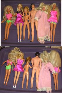 Big Barbie Lot 1973 Furniture Shoes Accessories Ken Francie Skipper 