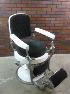 Antique Vintage Koken Barber Chair   BEAUTIFUL !