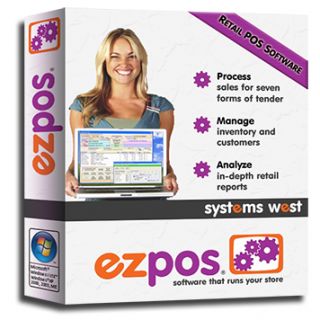    Software ezpos PLUS Barcode Coupon Time Clock Point of Sale Software