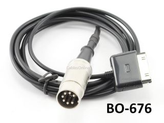   iPod iPhone 30pin to DIN 7 Audio Cable for Bang Olufsen Bo 676