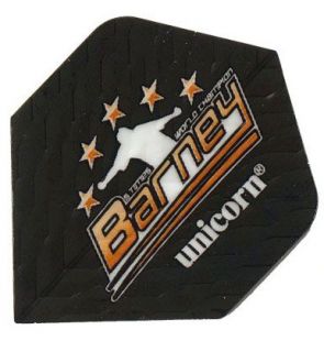 Unicorn Barneveld Black Q Metallic Standard Dart Flight