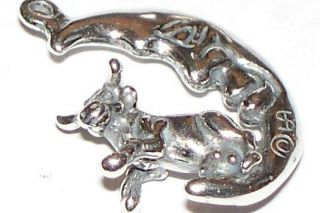 The Cow Jumped Over The Moon Vintage Silver Charm Fine