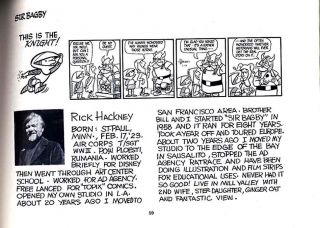 Sir Bagby Original Comic Strip Rick Hackney Political Campaign 1960 