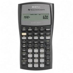 Texas Instruments Baiiplus Ti Financial Calculator (ba ii plus)