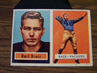Bart Starr Rookie 1957 Topps 119 Nice Beautiful Color