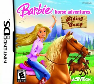   barbie horse adventures riding camp nintendo ds dsi xl game play as